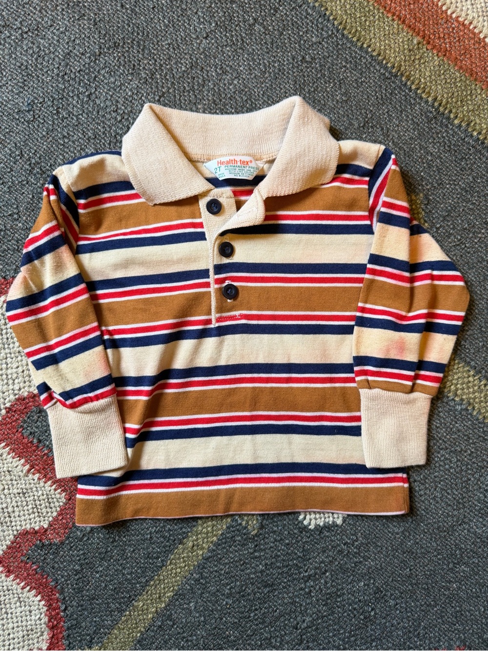 Vintage 1980’s Healthtex Striped Shirt - Picture 1 of 4